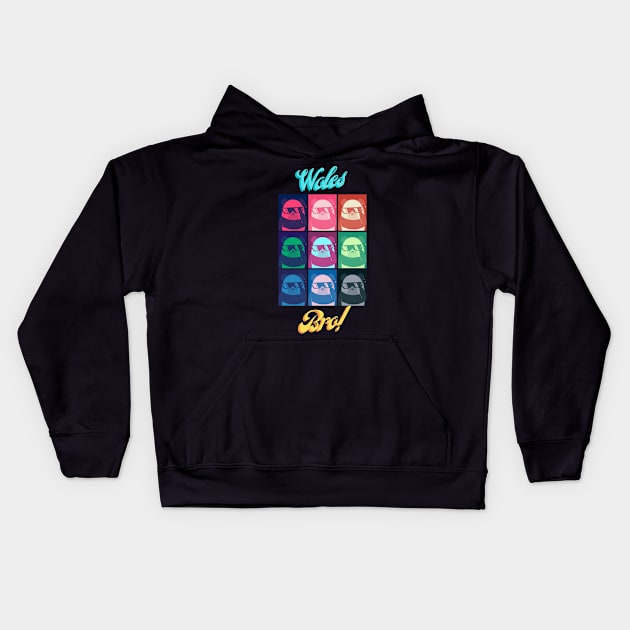 Woles Bro! Kids Hoodie by SimSang